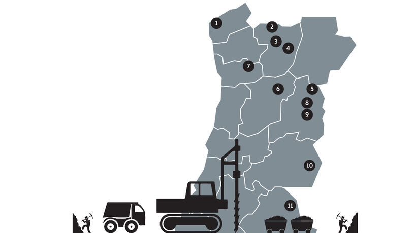 Onde há lítio em Portugal?