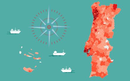 Covid-19: Lisboa com quase mil casos e 32 concelhos com mais de 100 casos numa semana. Veja no mapa o seu