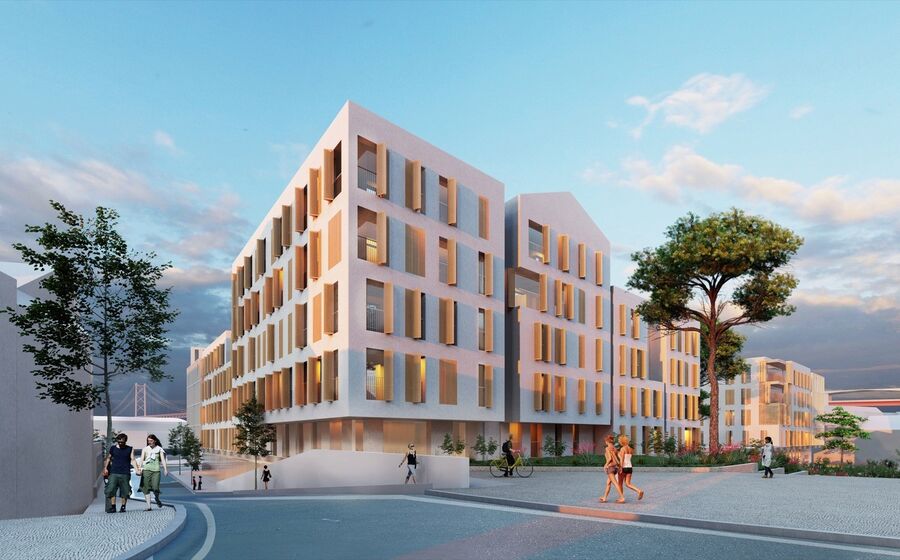Lisbon Square, a edificar em frente ao CUF Tejo, é o nome do maior projeto da Optylon Krea em Lisboa.